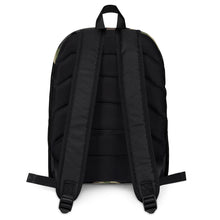 Load image into Gallery viewer, Camo Shaka Black Backpack - Hawai'i (WHT Words)