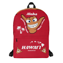 Load image into Gallery viewer, Cousin Shaka Red Backpack - Hawai'i