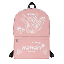Load image into Gallery viewer, Hawai'i Tribal 2.0 Pink Backpack