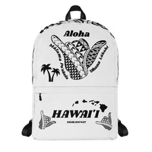 Load image into Gallery viewer, Hawai'i Tribal 2.0 White Backpack