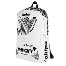 Load image into Gallery viewer, Hawai'i Tribal 2.0 White Backpack