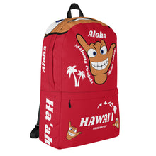 Load image into Gallery viewer, Cousin Shaka Red Backpack - Hawai'i