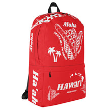 Load image into Gallery viewer, Hawai'i Tribal 2.0 Red Backpack
