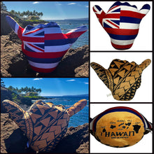 Load image into Gallery viewer, Flag of Hawai&#39;i / Coconut Tribal Plush Shakanunay