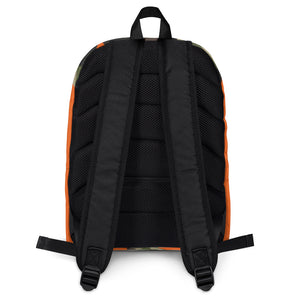 Camo Shaka Orange Backpack - Hawai'i