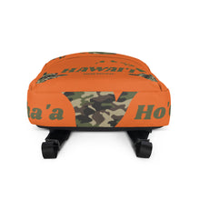 Load image into Gallery viewer, Camo Shaka Orange Backpack - Hawai&#39;i