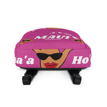 Load image into Gallery viewer, Wahine Shaka DRKPink Backpack - Maui