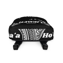 Load image into Gallery viewer, Tribal Shaka Hawai&#39;i Black Backpack