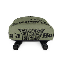 Load image into Gallery viewer, Tribal Shaka Hawai&#39;i Green Backpack