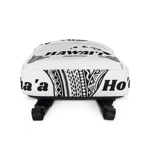 Tribal Shaka Hawai'i White Backpack