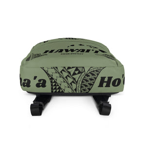 Hawai'i Tribal 2.0 Green Backpack