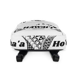 Hawai'i Tribal 2.0 White Backpack