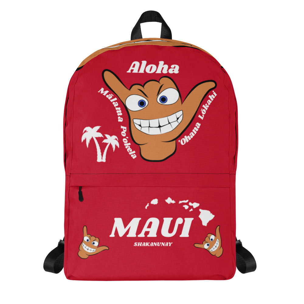 Cousin Shaka Red Backpack - Maui