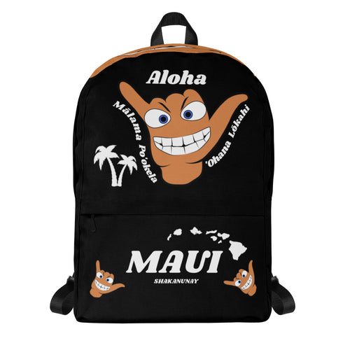 Cousin Shaka Black Backpack - Maui
