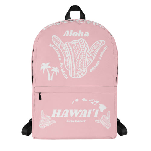 Tribal Shaka Hawai'i Pink Backpack
