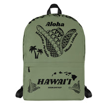 Load image into Gallery viewer, Hawai&#39;i Tribal 2.0 Green Backpack