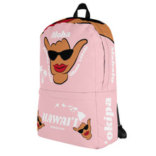 Load image into Gallery viewer, Wahine Shaka Pink Backpack - Hawai&#39;i