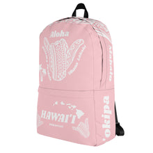 Load image into Gallery viewer, Tribal Shaka Hawai&#39;i Pink Backpack