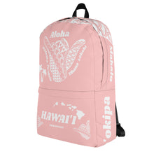 Load image into Gallery viewer, Hawai&#39;i Tribal 2.0 Pink Backpack