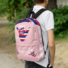 Load image into Gallery viewer, Hawai&#39;i Flag Shaka Backpack - Pink