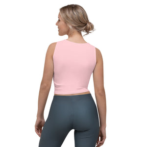Rasta Shaka Crop Top Tank - Pink