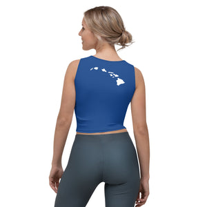 Hawai'i Tribal Blue Crop Tank