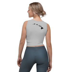 Hawai'i Tribal 2.0 Grey Crop Tank