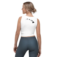 Load image into Gallery viewer, Hawai&#39;i Tribal 2.0 White Crop Tank