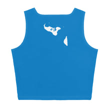 Load image into Gallery viewer, Kingdom of Tonga Tribal 2.0 Blue Crop Tank