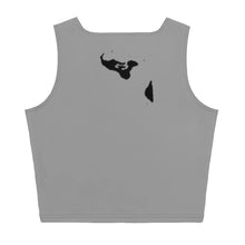 Load image into Gallery viewer, Kingdom of Tonga Tribal 2.0 Grey Crop Tank