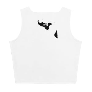 Kingdom of Tonga Tribal 2.0 White Crop Tank