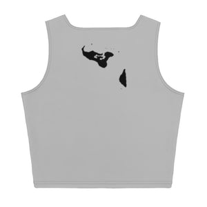 Tonga Crop Top Tank - Grey