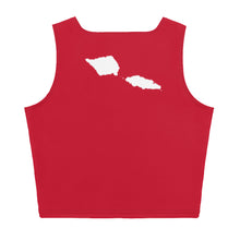 Load image into Gallery viewer, Samoa Tribal Crop Tank - Red