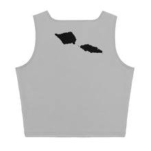 Load image into Gallery viewer, Samoa Tribal Crop Tank - Grey