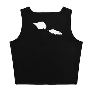 Samoa Crop Tank - Black
