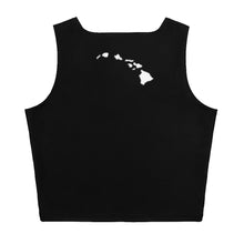 Load image into Gallery viewer, Hawai&#39;i Crop Top Tank - Black
