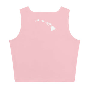 Hawai'i Crop Top Tank -Pink