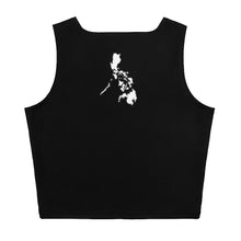Load image into Gallery viewer, Philippines Crop Tank Black
