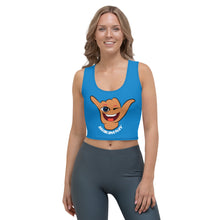 Load image into Gallery viewer, Wink Shaka Blue Crop Tank