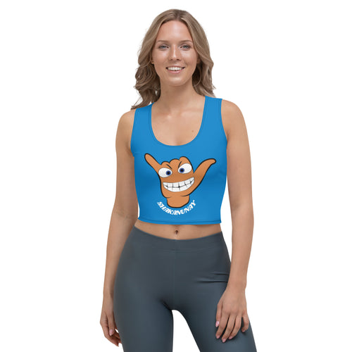 Cousin Shaka Blue Crop Tank