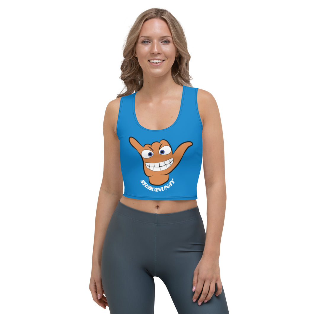 Cousin Shaka Blue Crop Tank