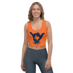 Texas Orange Crop Top