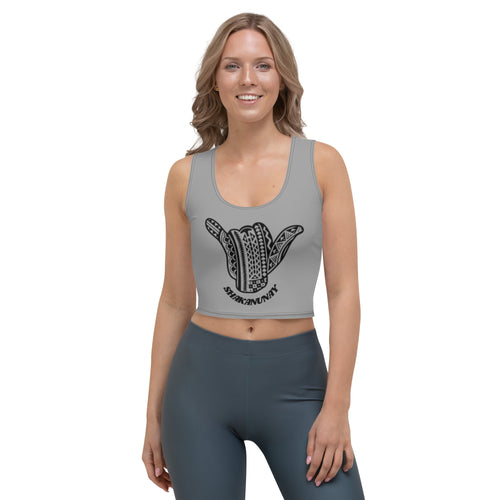 Hawai'i Tribal Grey Crop Tank