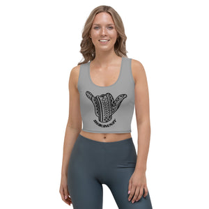 Hawai'i Tribal Grey Crop Tank