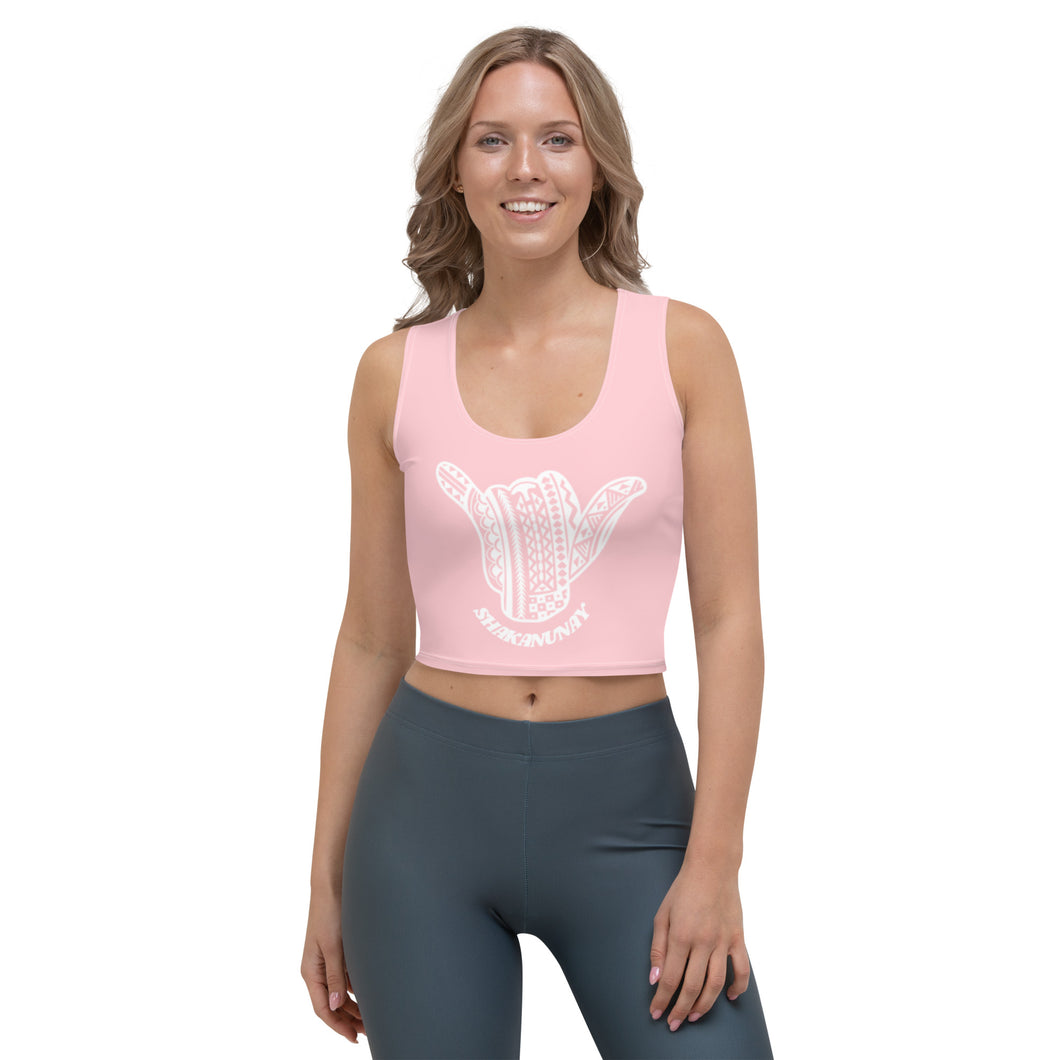 Hawai'i Tribal Pink Crop Tank