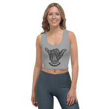 Load image into Gallery viewer, Kingdom of Tonga Tribal Grey Crop Tank