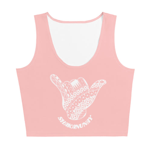 Kingdom of Tonga Tribal 2.0 Pink Crop Tank