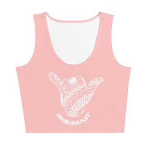 Kingdom of Tonga Tribal 2.0 Pink Crop Tank