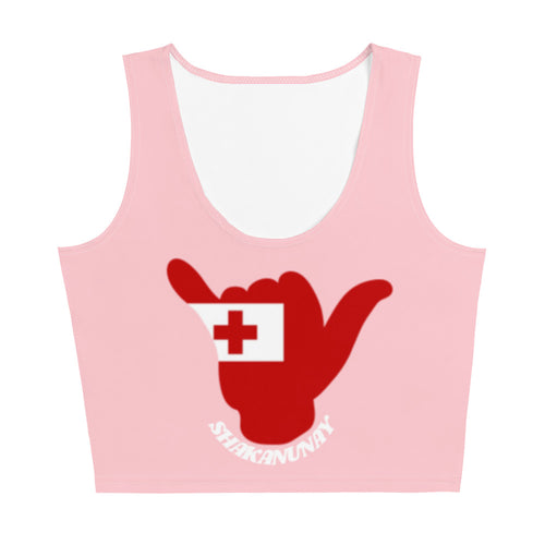 Tonga Crop Top Tank - Pink