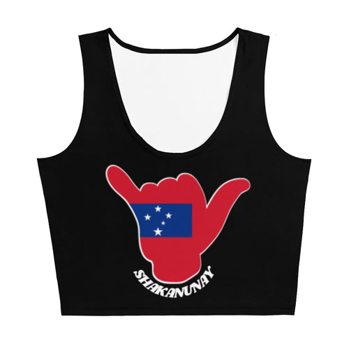 Samoa Crop Tank - Black
